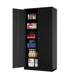 Ashlei Metal Single Storage Cabinet ( 72'' H X 36'' W X 18'' D)